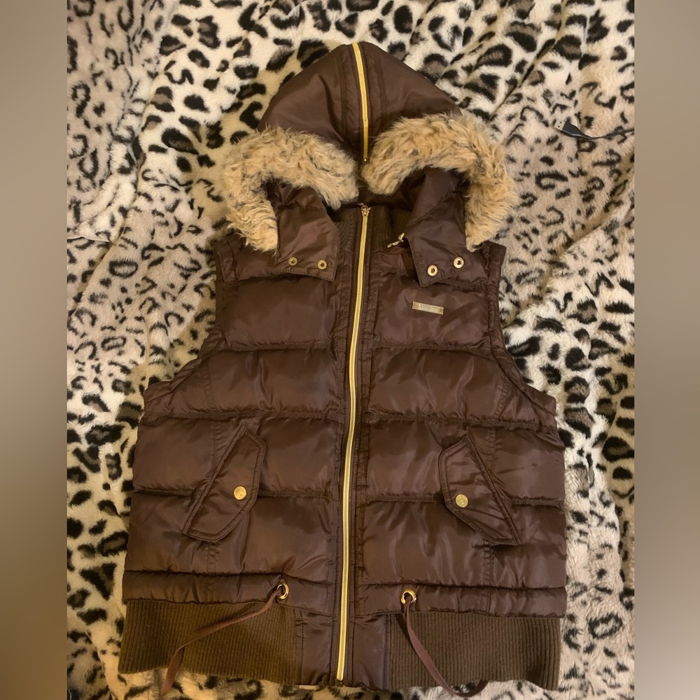 South Pole brown vest